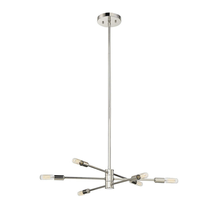 Savoy House Lyrique 1-7000-6-109 Chandelier Light - Polished Nickel