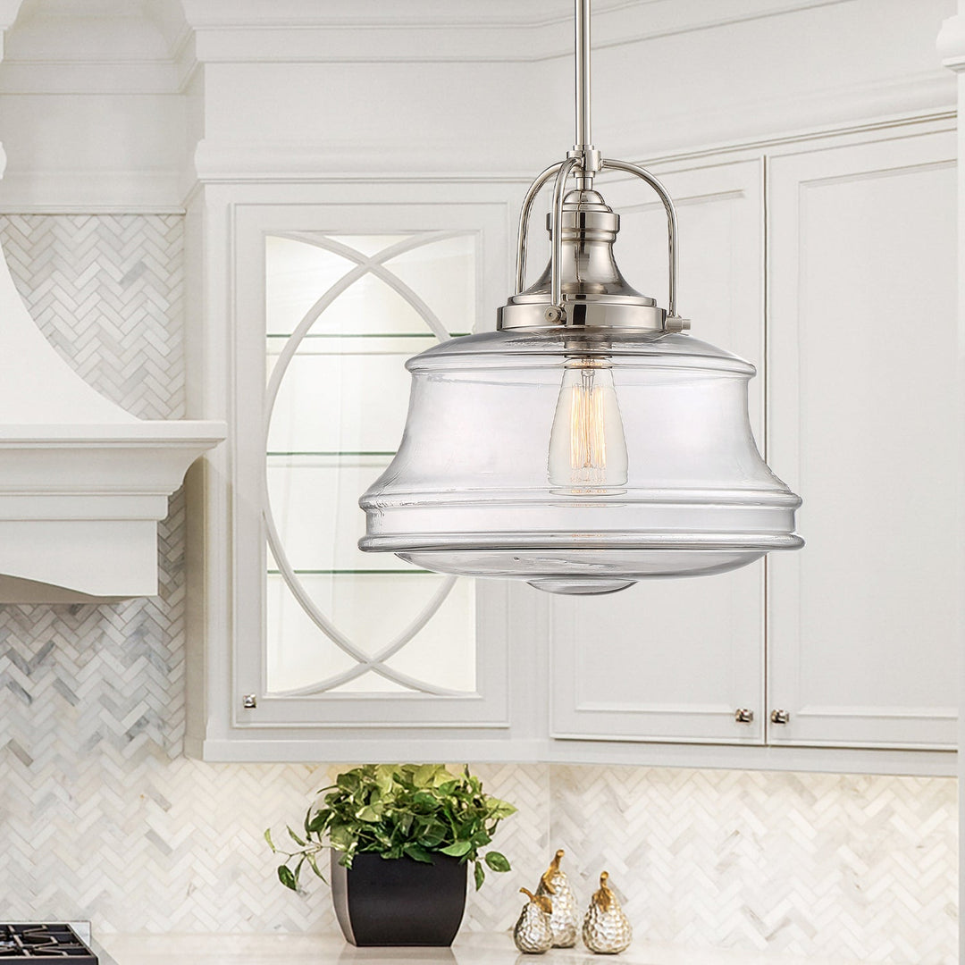 Savoy House Garvey 7-5012-1-109 Pendant Light - Polished Nickel