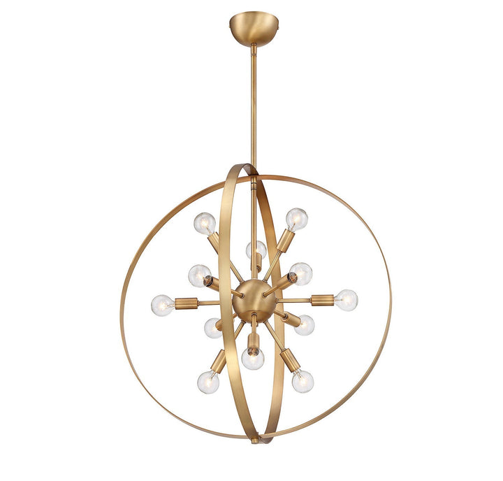Savoy House Marly 7-6098-12-322 Chandelier Light - Warm Brass