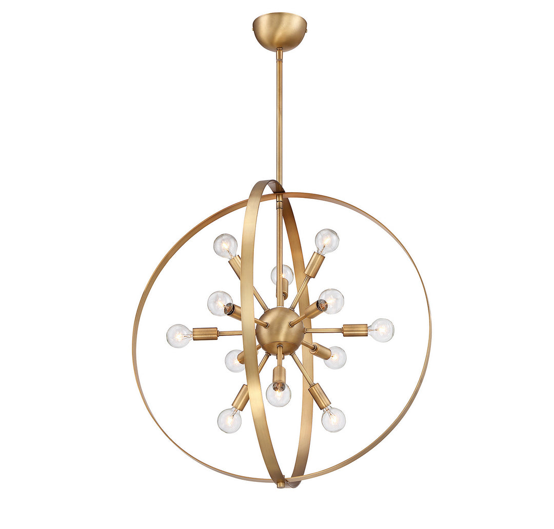 Savoy House Marly 7-6098-12-322 Chandelier Light - Warm Brass