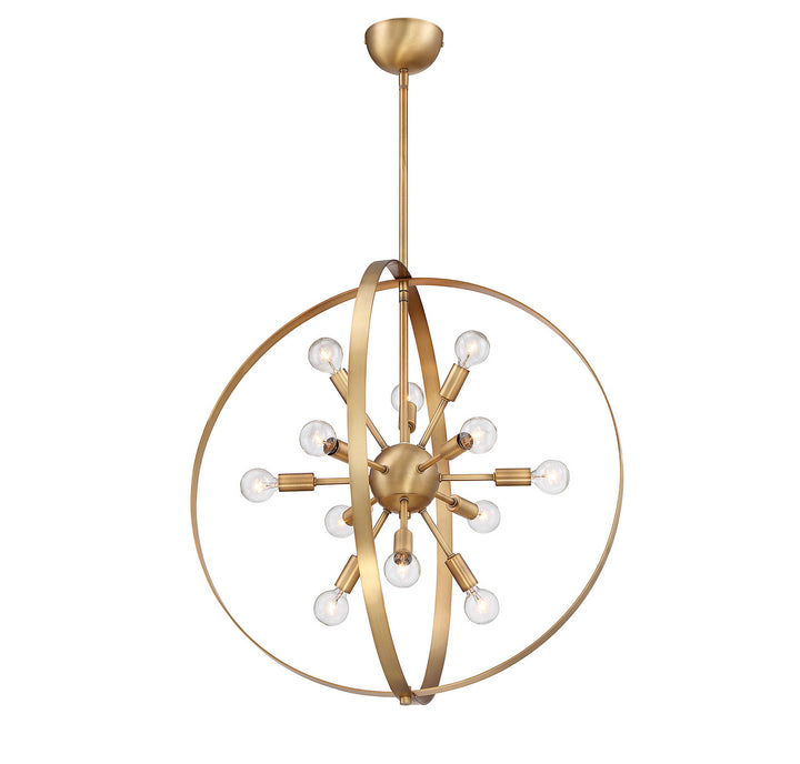 Savoy House Marly 7-6098-12-322 Chandelier Light - Warm Brass