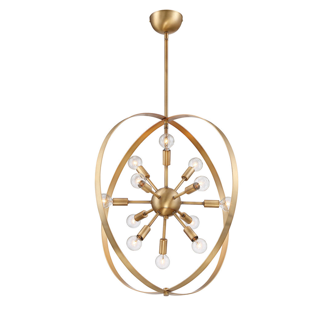 Savoy House Marly 7-6098-12-322 Chandelier Light - Warm Brass