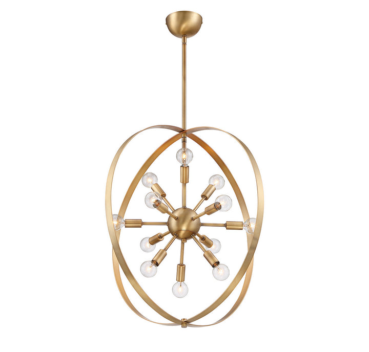 Savoy House Marly 7-6098-12-322 Chandelier Light - Warm Brass