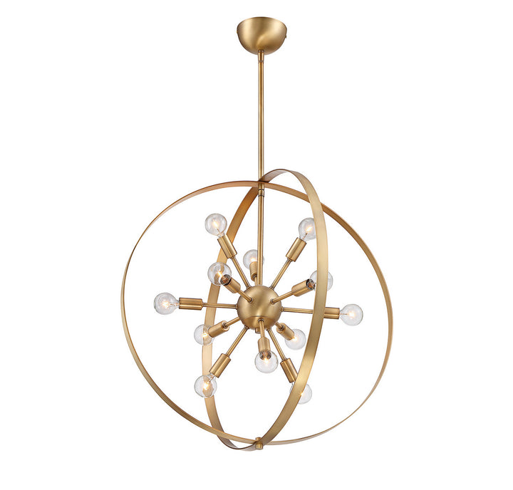 Savoy House Marly 7-6098-12-322 Chandelier Light - Warm Brass