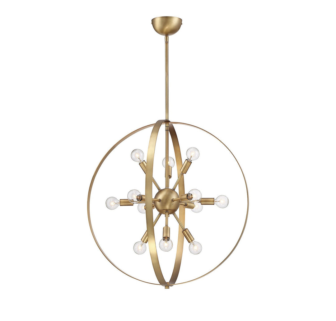Savoy House Marly 7-6098-12-322 Chandelier Light - Warm Brass