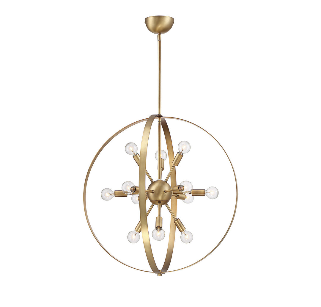 Savoy House Marly 7-6098-12-322 Chandelier Light - Warm Brass