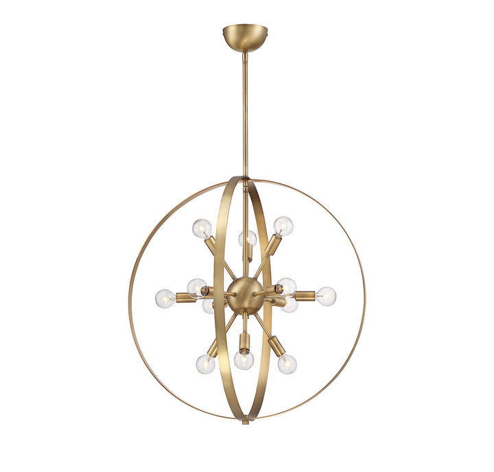 Savoy House Marly 7-6098-12-322 Chandelier Light - Warm Brass