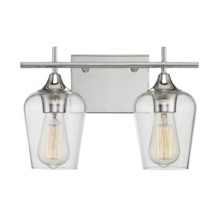 Savoy House Octave 8-4030-2-11 Bath Vanity Light 14 in. wide - Polished Chrome