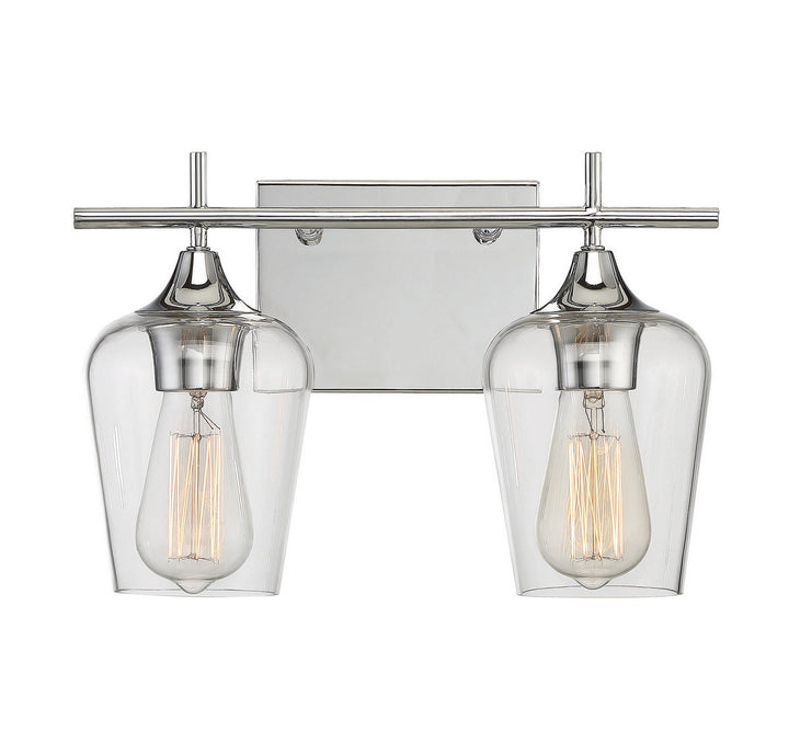 Savoy House Octave 8-4030-2-11 Bath Vanity Light 14 in. wide - Polished Chrome