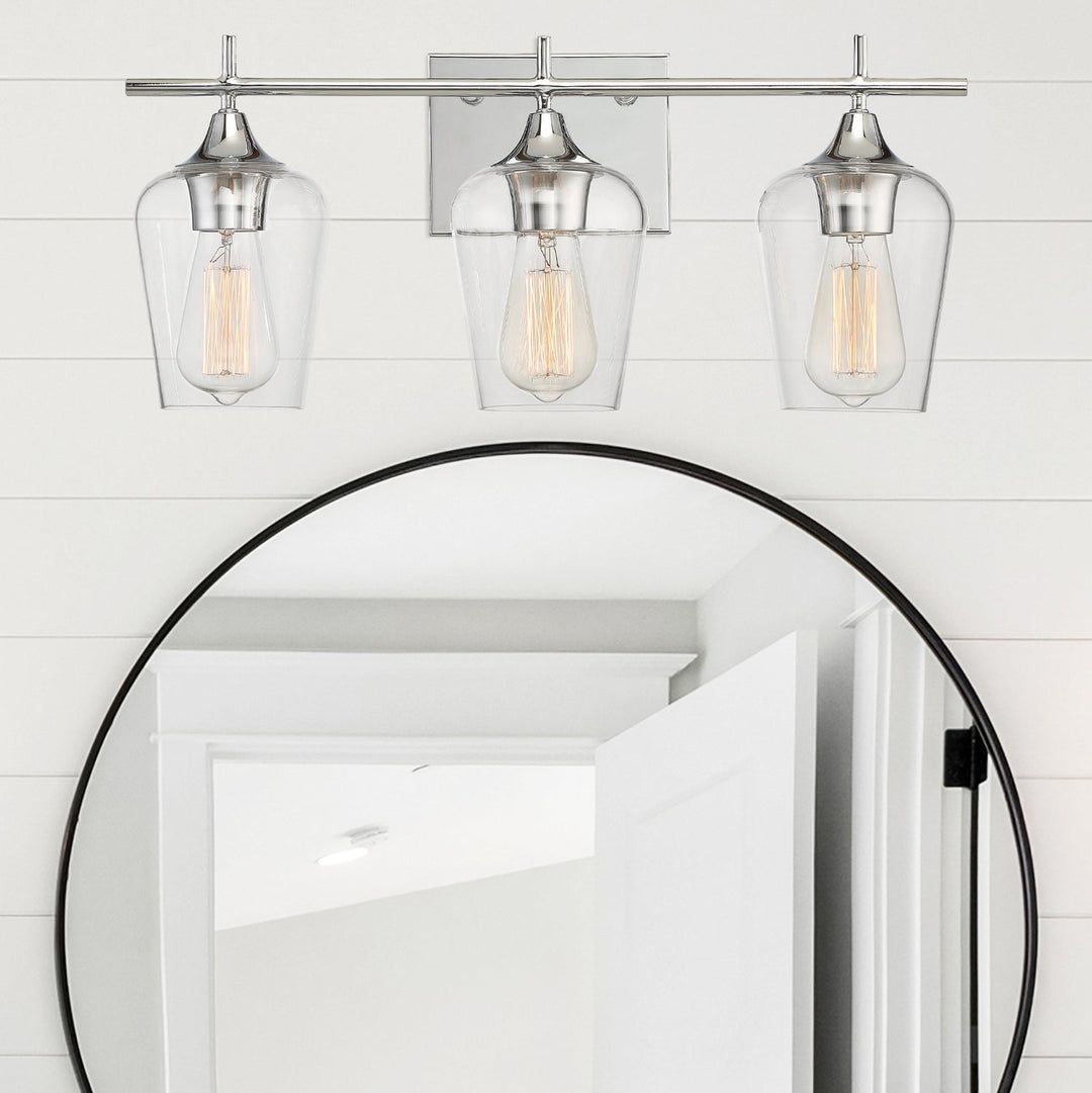 Savoy House Octave 8-4030-3-11 Bath Vanity Light 21 in. wide - Polished Chrome