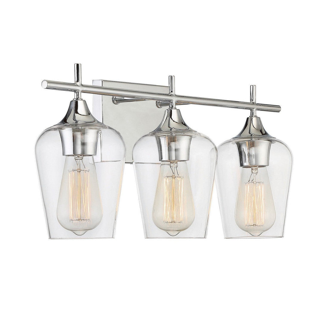 Savoy House Octave 8-4030-3-11 Bath Vanity Light 21 in. wide - Polished Chrome
