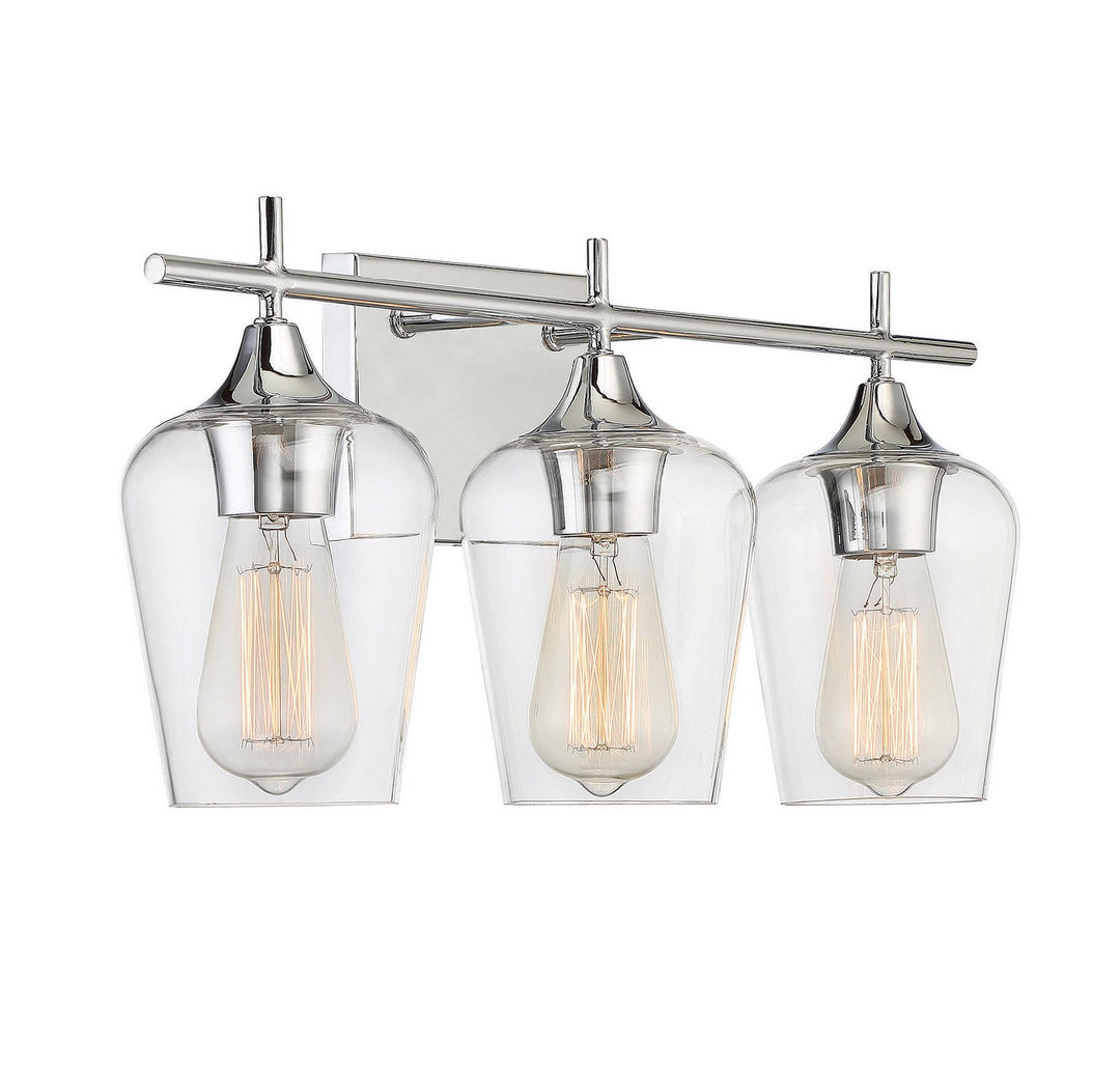 Savoy House Octave 8-4030-3-11 Bath Vanity Light 21 in. wide - Polished Chrome