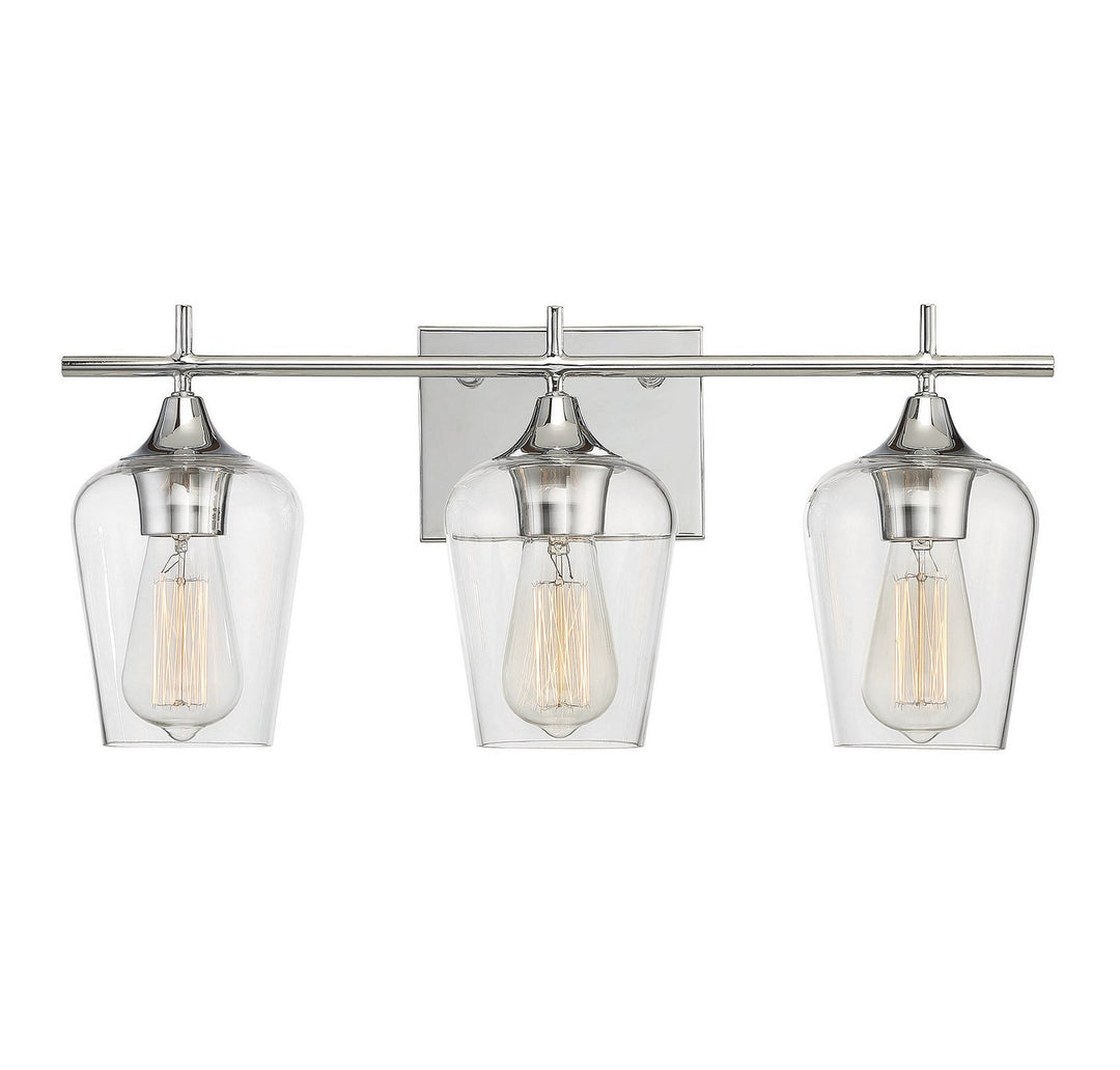 Savoy House Octave 8-4030-3-11 Bath Vanity Light 21 in. wide - Polished Chrome