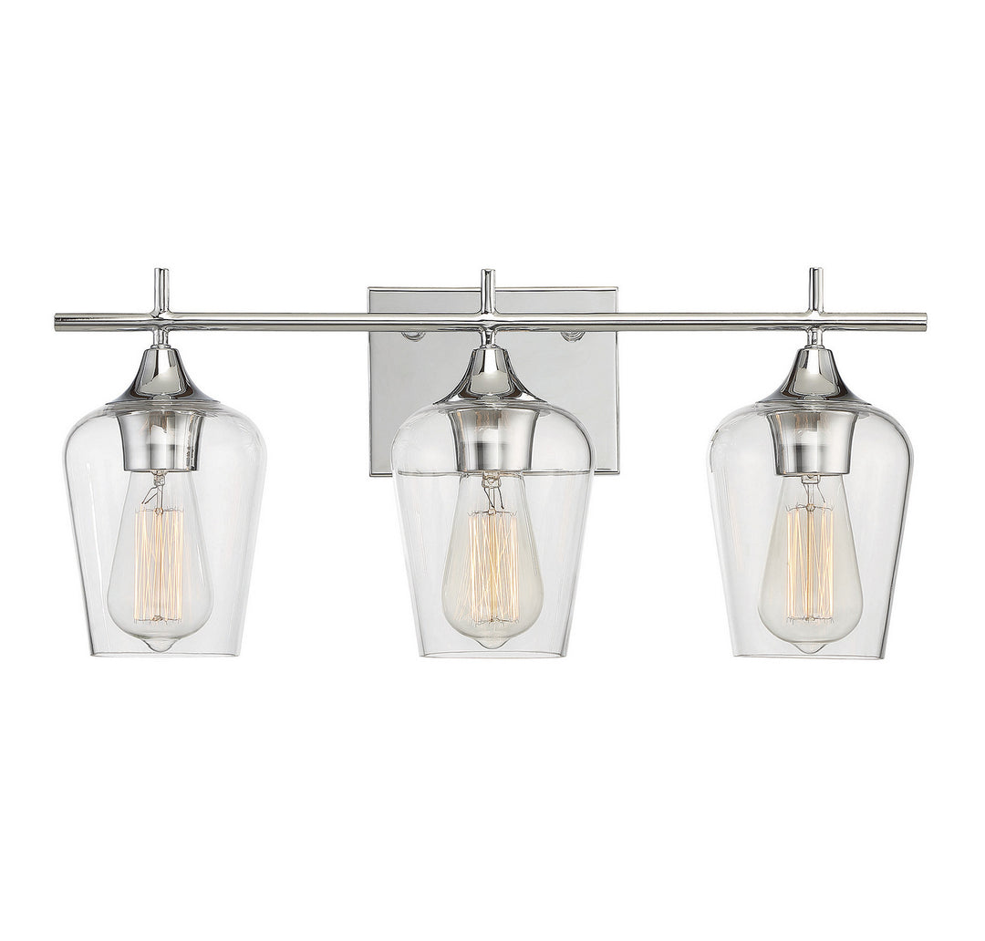 Savoy House Octave 8-4030-3-11 Bath Vanity Light 21 in. wide - Polished Chrome