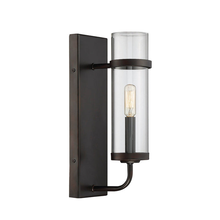 Savoy House Tulsa 9-6054-1-13 Wall Sconce Light - English Bronze
