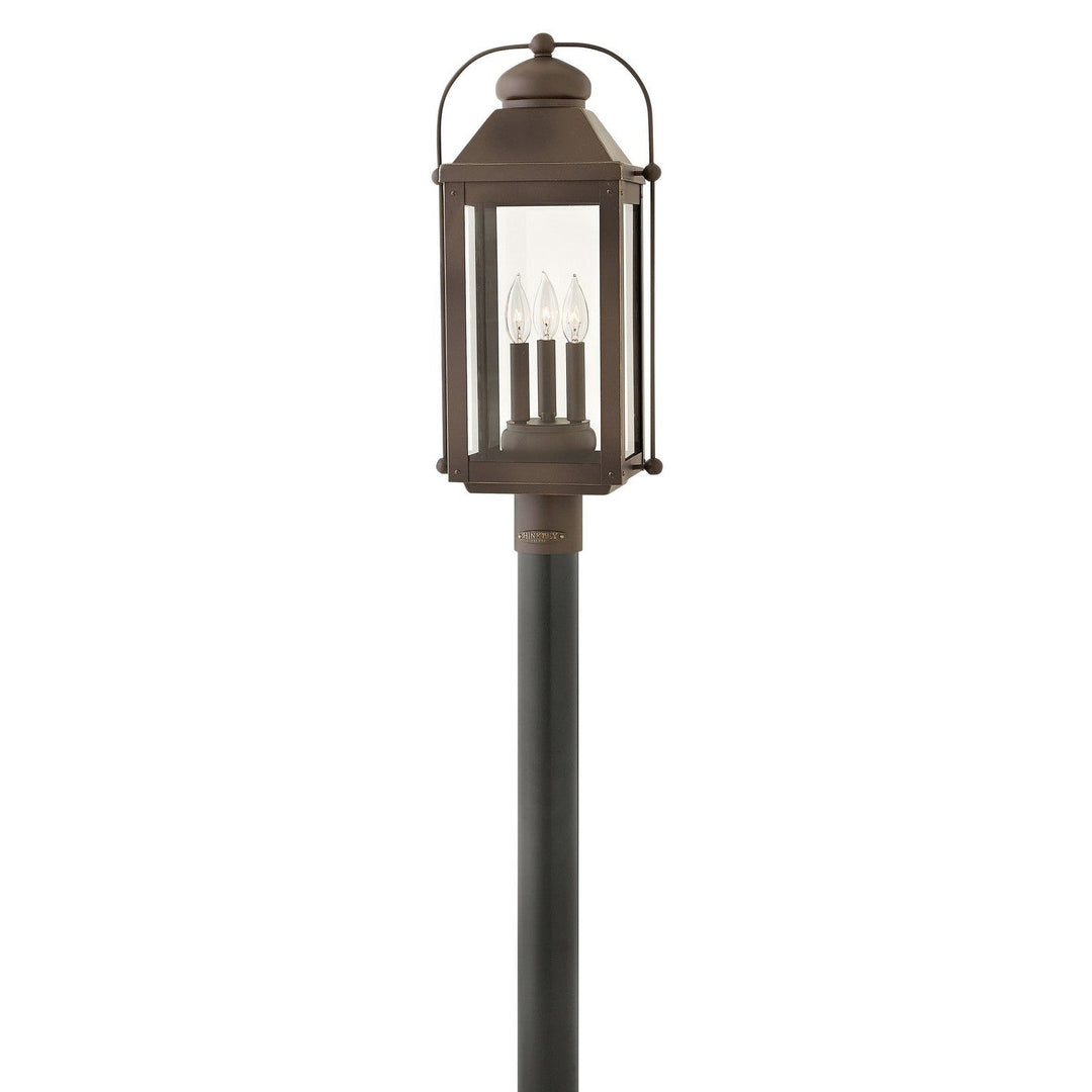 Hinkley Lighting 1851LZ  Anchorage Outdoor Light Oiled Bronze