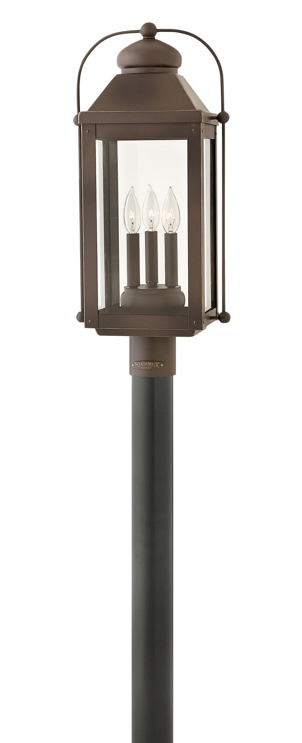 Hinkley Lighting 1851LZ  Anchorage Outdoor Light Oiled Bronze