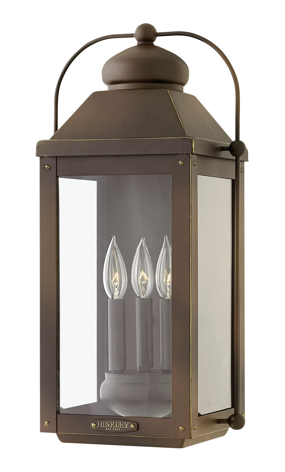 Hinkley Lighting 1855LZ  Anchorage Outdoor Light Oiled Bronze