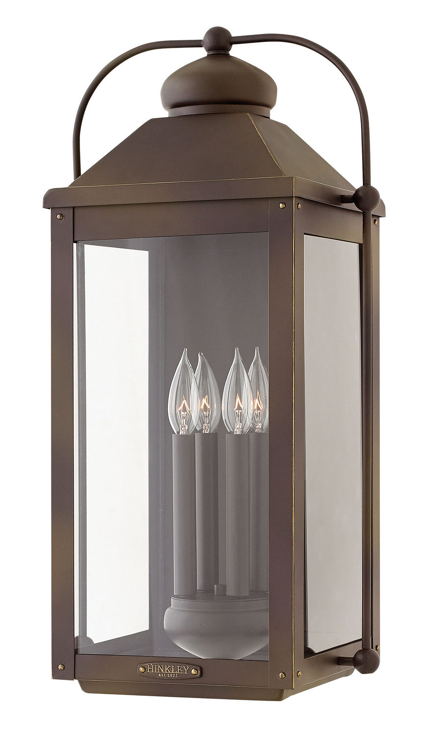 Hinkley Lighting 1858LZ  Anchorage Outdoor Light Oiled Bronze