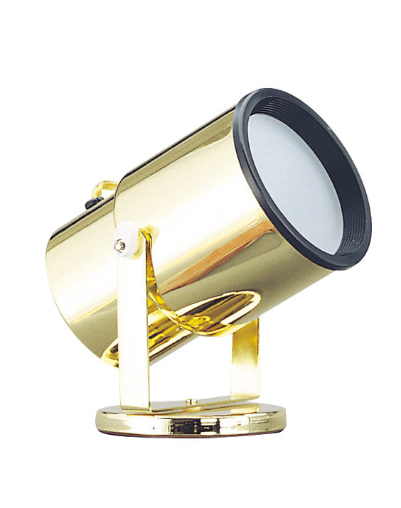 Cal Lighting BO-205-PB  One Light Lamp W/Baffle Lamp Brass