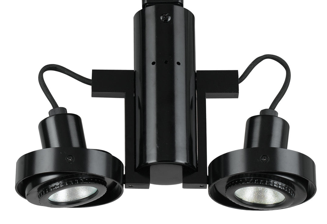 Cal Lighting HT-962/MR-16-BK  Two Light Track Fixture Track Light Black