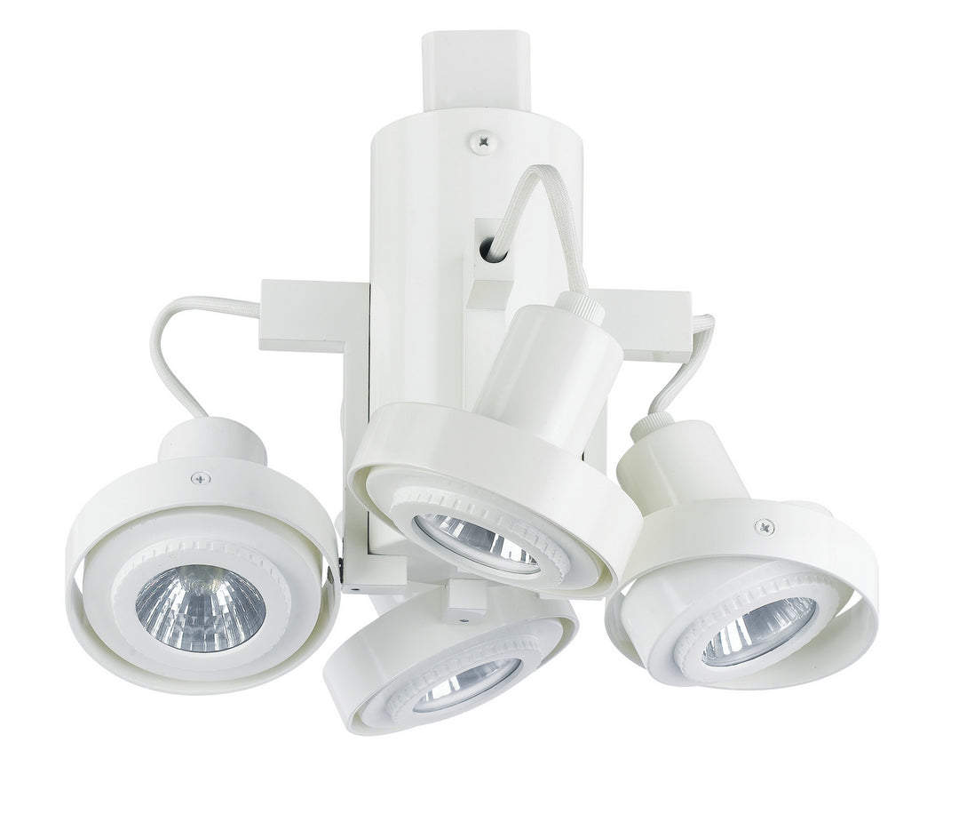 Cal Lighting HT-964/GU10-WH  Four Light Track Fixture Track Light White