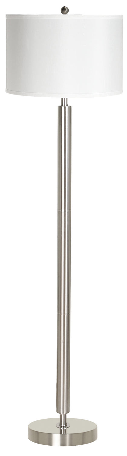 Cal Lighting LA-2004FL-1BS Hotel One Light Floor Lamp Lamp Pewter, Nickel, Silver