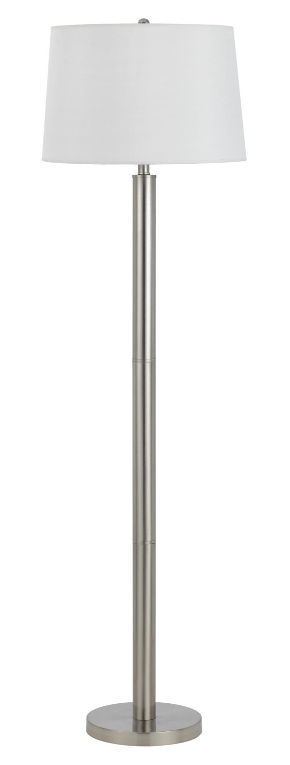 Cal Lighting LA-8020FL-1-BS Hotel One Light Floor Lamp Lamp Pewter, Nickel, Silver