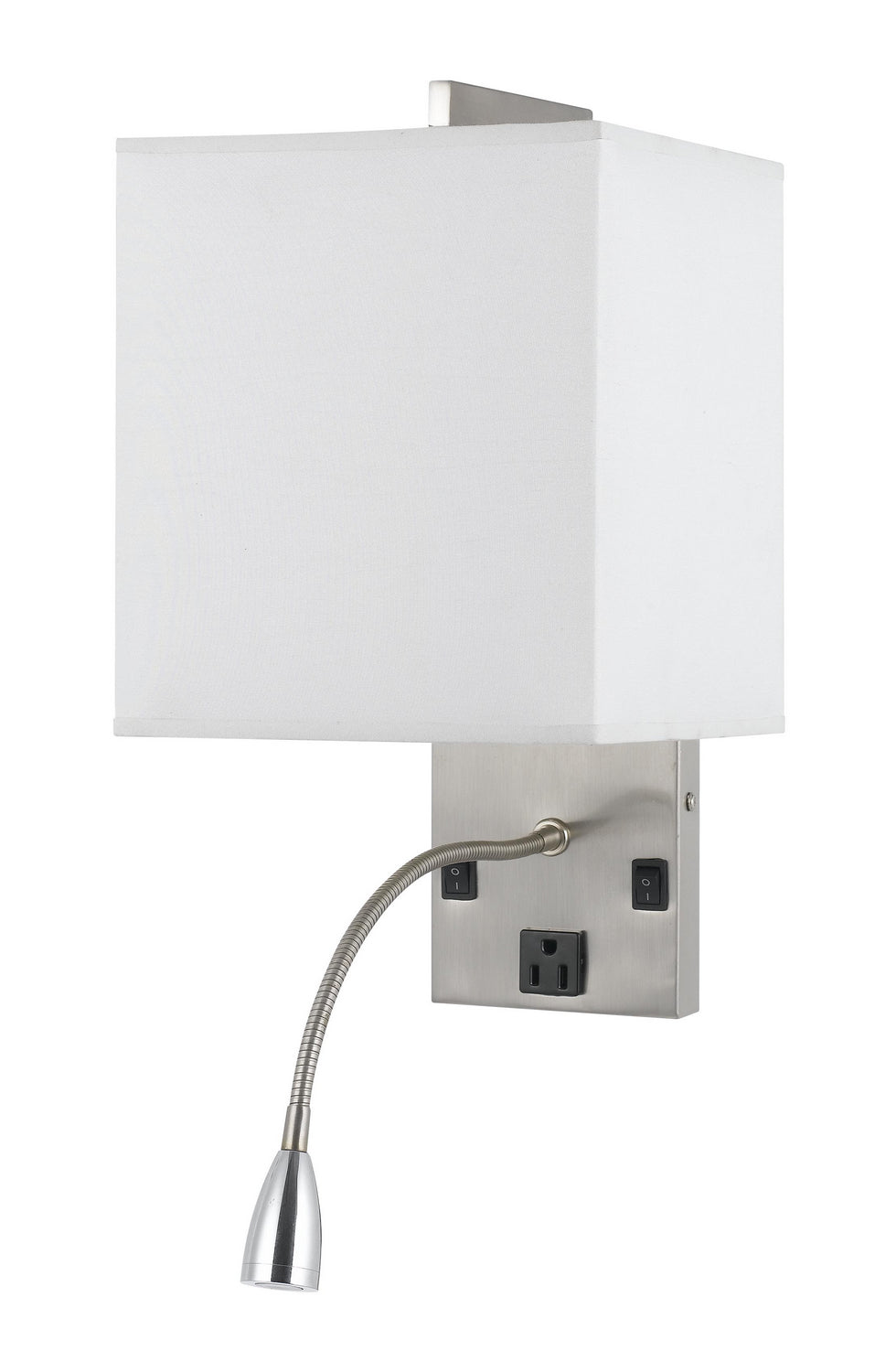 Cal LA-8029WL-1-BS Wall Light - Brushed Steel