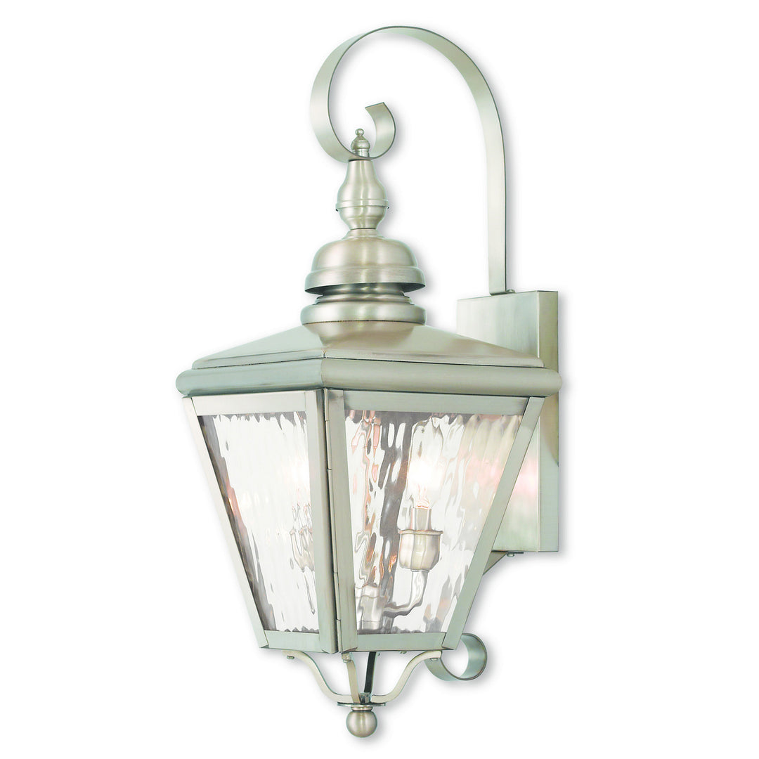 Livex Lighting 2031-91  Cambridge Outdoor Brushed Nickel