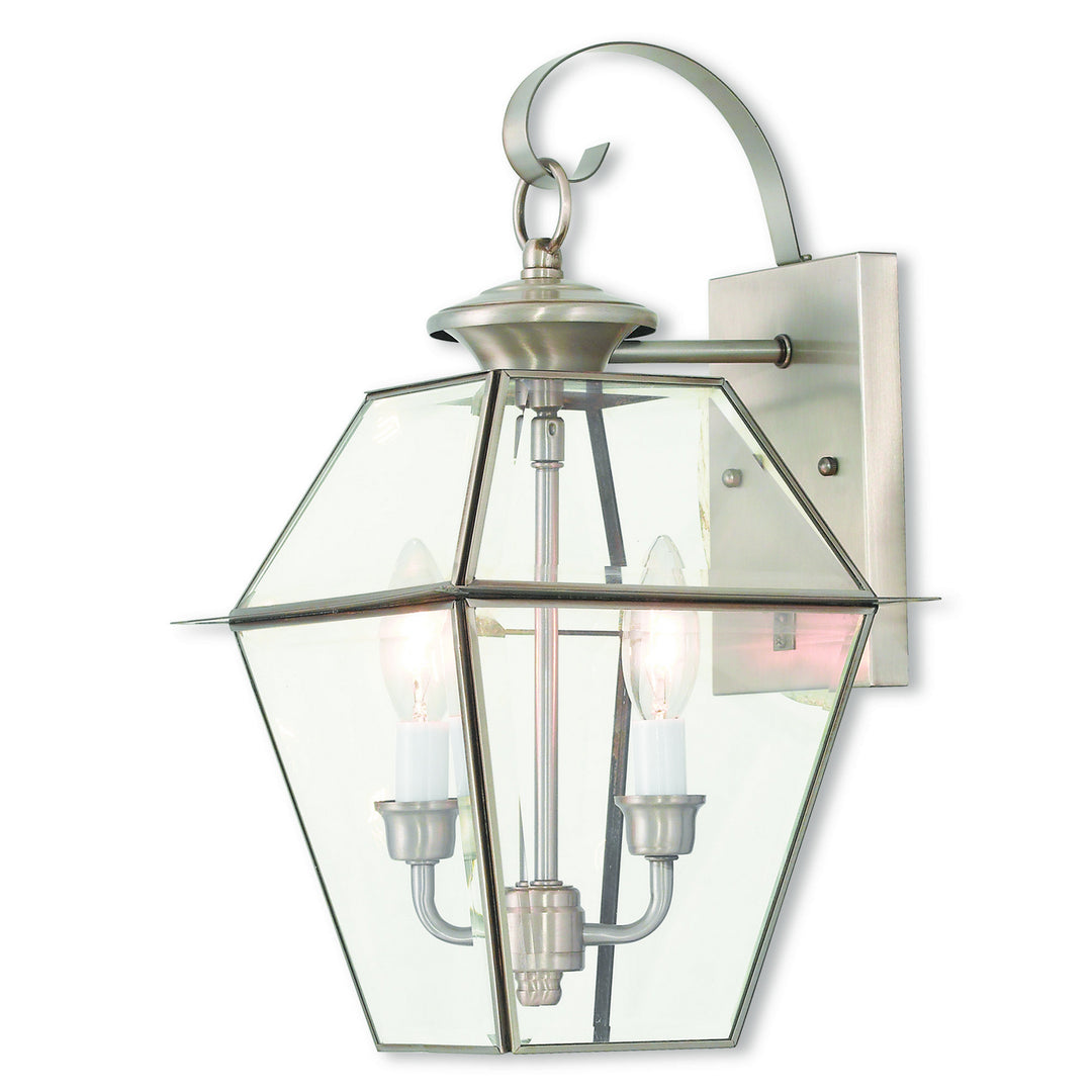 Livex Lighting 2281-91  Westover Outdoor Brushed Nickel
