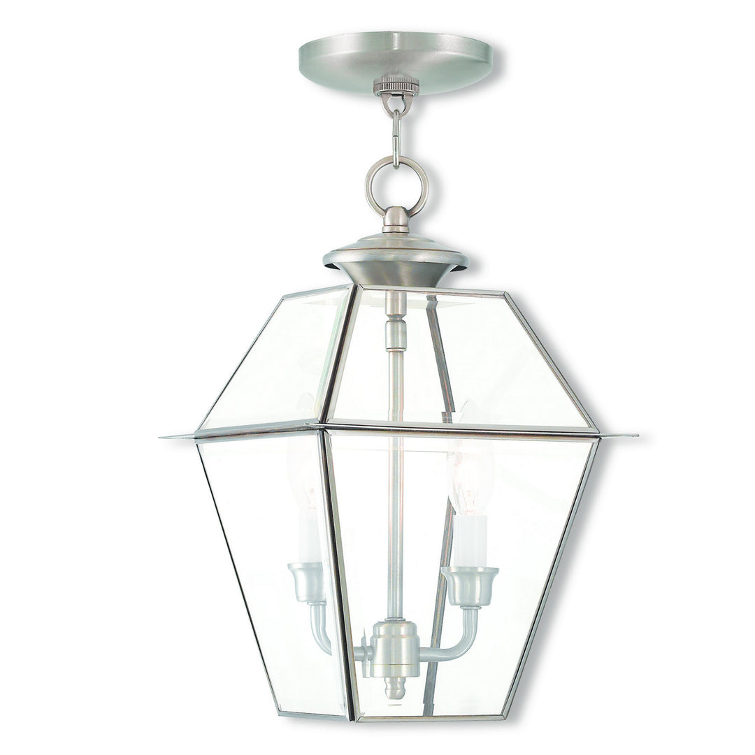 Livex Lighting 2285-91  Westover Outdoor Brushed Nickel