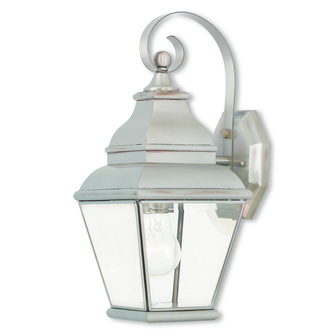 Livex Lighting 2590-91  Exeter Outdoor Brushed Nickel