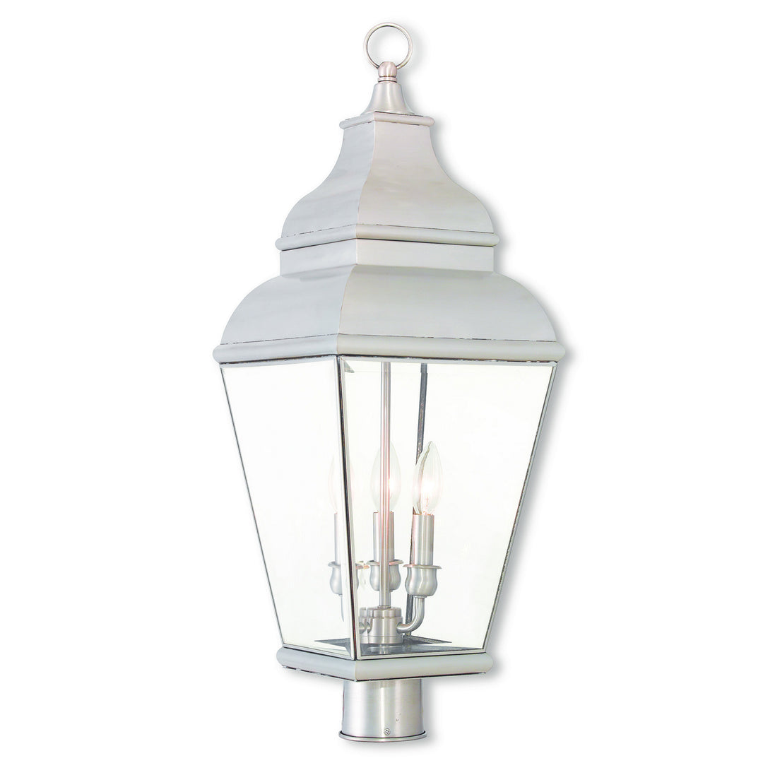 Livex Lighting 2594-91  Exeter Outdoor Brushed Nickel