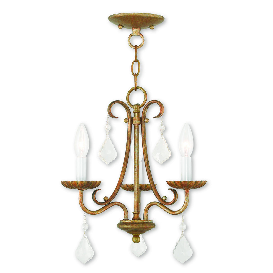 Livex Daphne 40873-48 Chandelier Light - Antique Gold Leaf