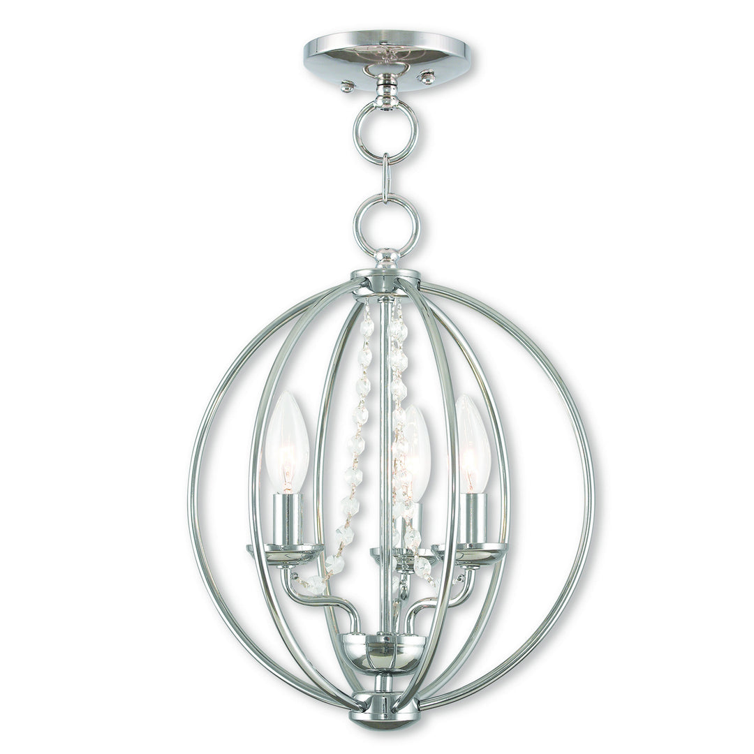 Livex Arabella 40913-05 Chandelier Light - Polished Chrome