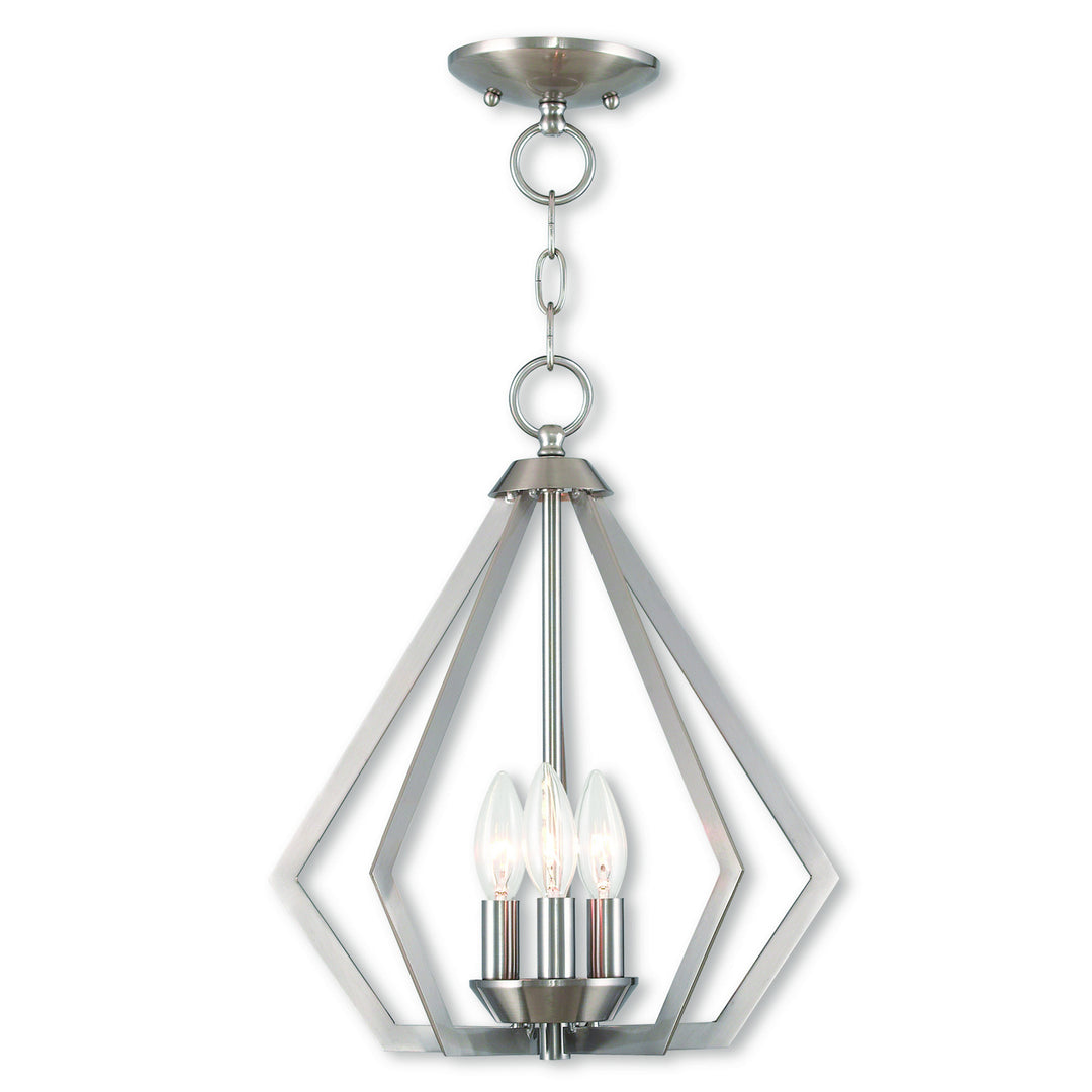 Livex Prism 40923-91 Chandelier Light - Brushed Nickel