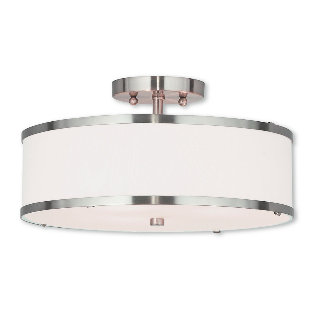 Livex Park Ridge 62628-91 Ceiling Light - Brushed Nickel