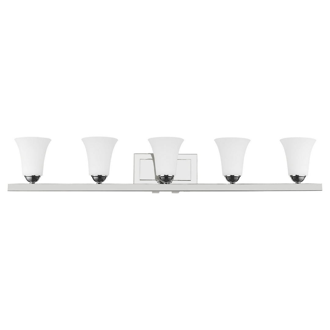 Livex Ridgedale 6485-05 Bath Vanity Light 44 in. wide - Polished Chrome