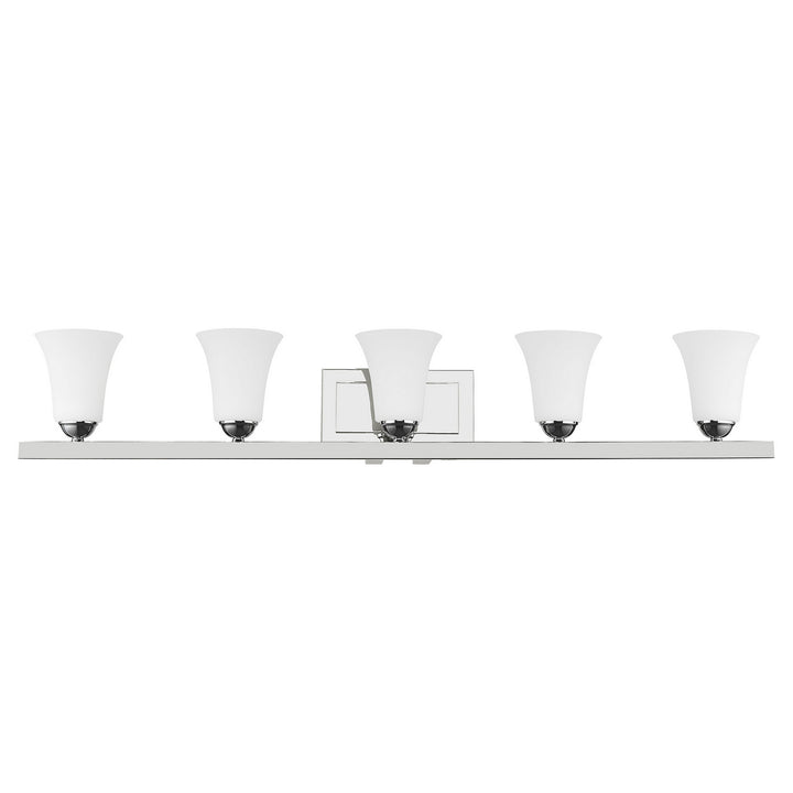 Livex Ridgedale 6485-05 Bath Vanity Light 44 in. wide - Polished Chrome