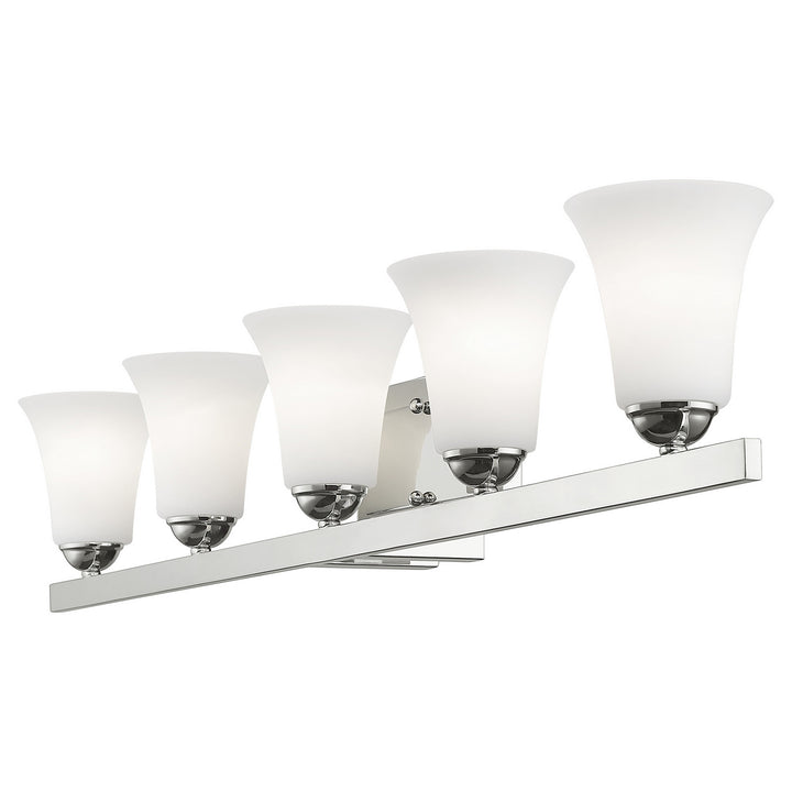 Livex Ridgedale 6485-05 Bath Vanity Light 44 in. wide - Polished Chrome