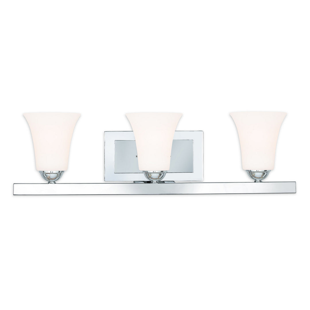 Livex Ridgedale 6493-05 Bath Vanity Light 26 in. wide - Polished Chrome
