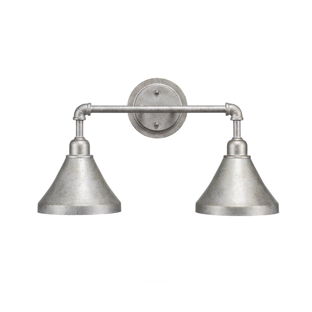 Toltec Vintage 182-as-410 Bath Vanity Light 20 in. wide - Aged Silver