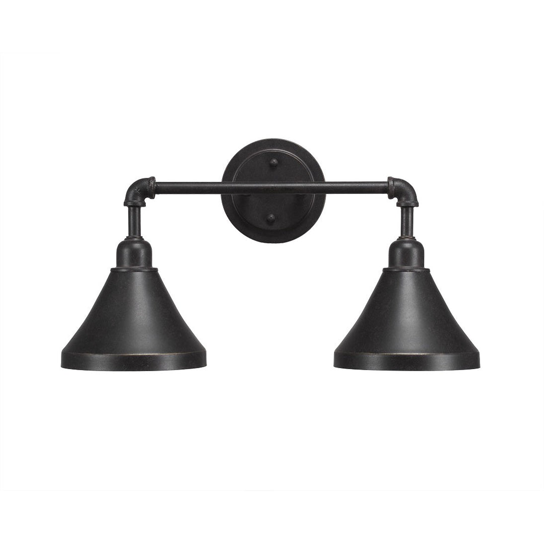 Toltec Vintage 182-dg-410 Bath Vanity Light 20 in. wide - Dark Granite