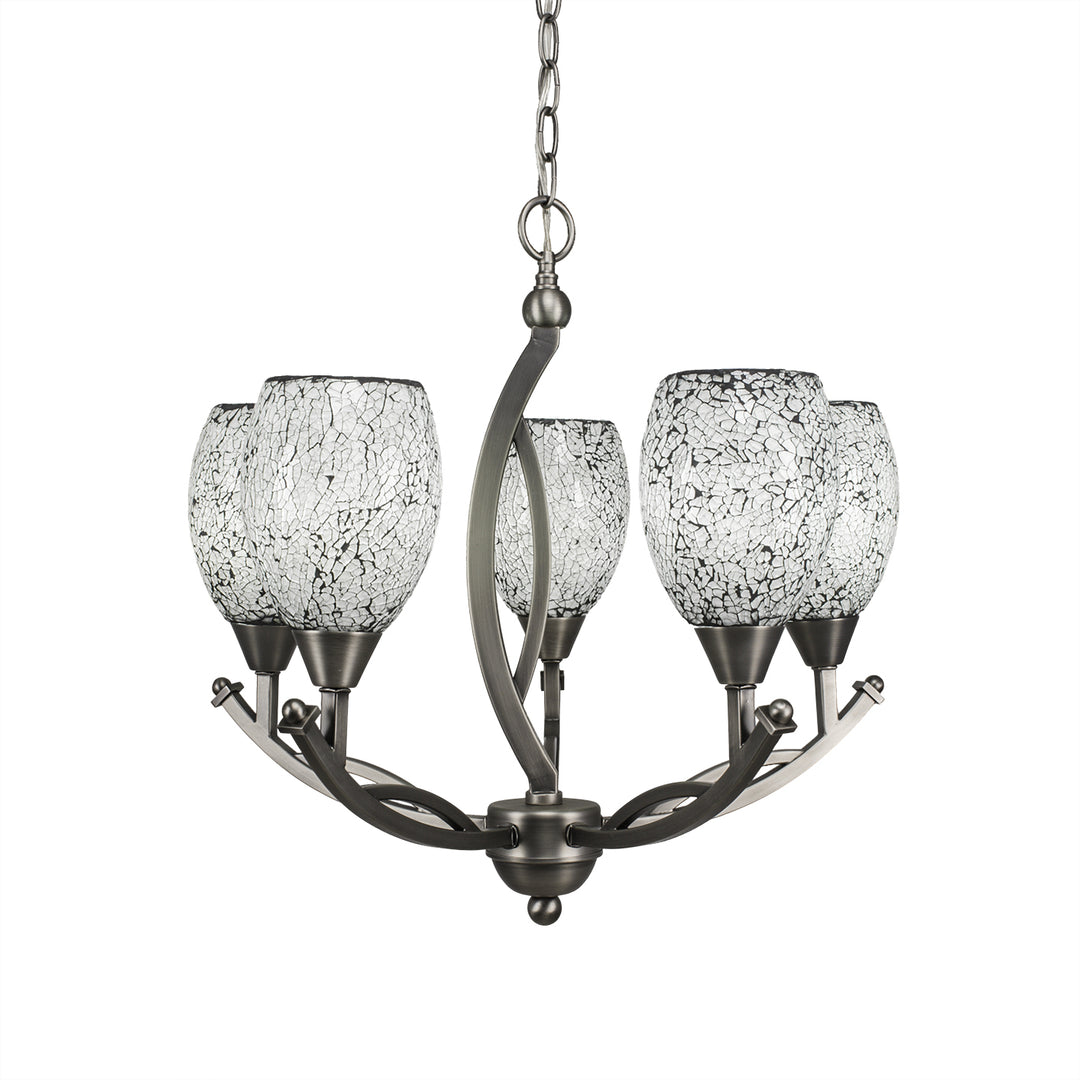 Toltec Bow 275-bn-4165 Chandelier Light - Brushed Nickel
