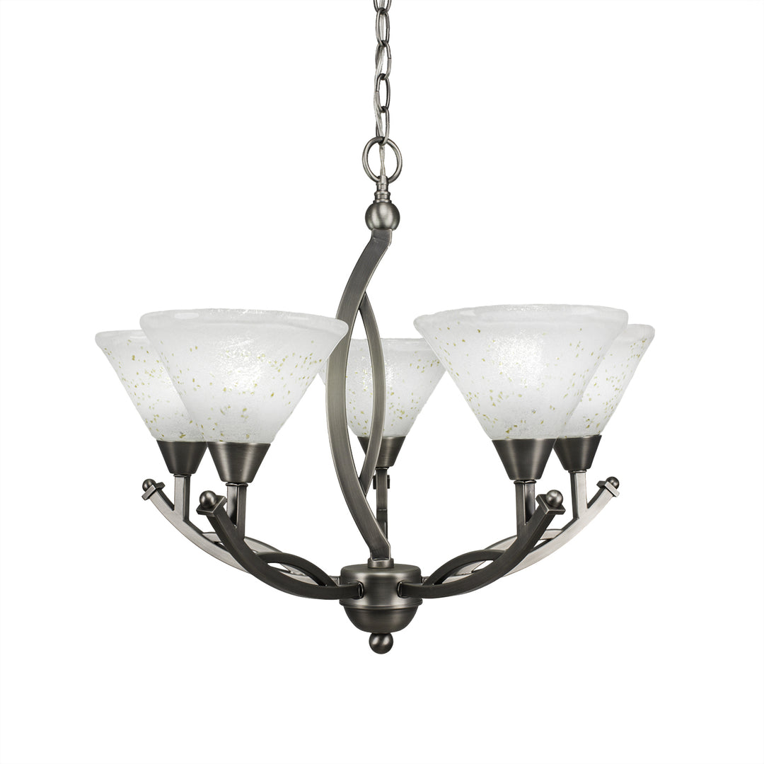 Toltec Bow 275-bn-7145 Chandelier Light - Brushed Nickel