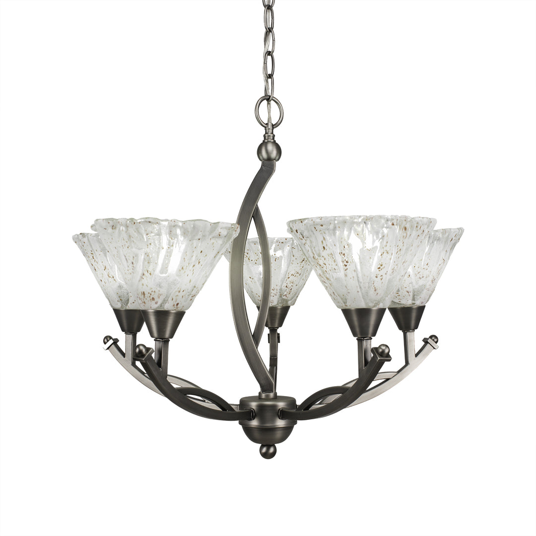 Toltec Bow 275-bn-7195 Chandelier Light - Brushed Nickel