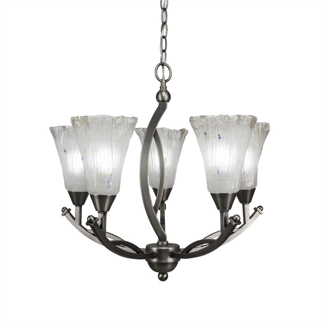 Toltec Bow 275-bn-721 Chandelier Light - Brushed Nickel