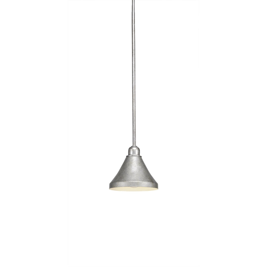 Toltec Vintage 281-as-410 Pendant Light - Aged Silver