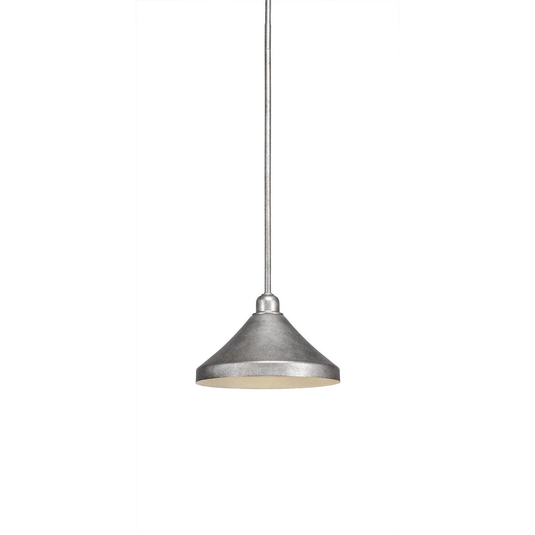 Toltec Vintage 281-as-418 Pendant Light - Aged Silver